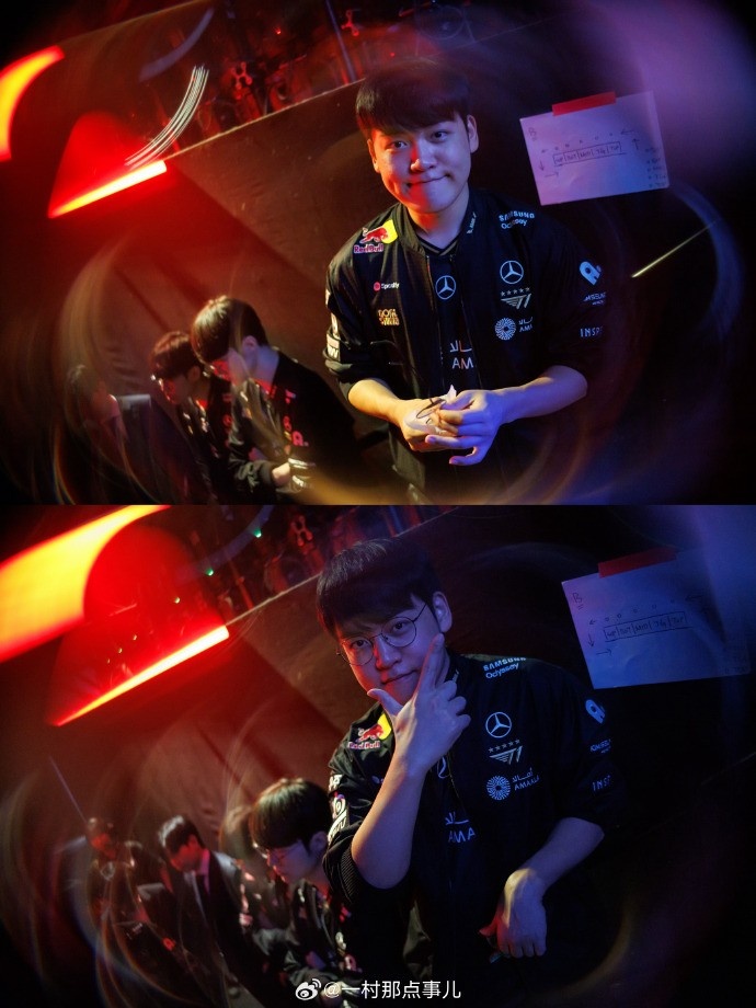 摄影师一村分享返图:Faker胜利后开心的笑了